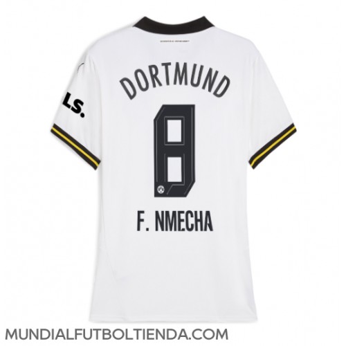 Camiseta Borussia Dortmund Felix Nmecha #8 Tercera Equipación Replica 2024-25 para mujer mangas cortas